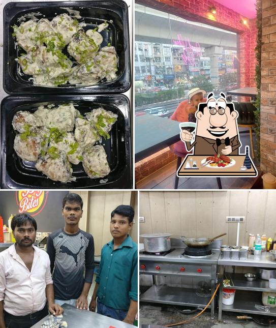 Get meat dishes at Big Bites Cafe