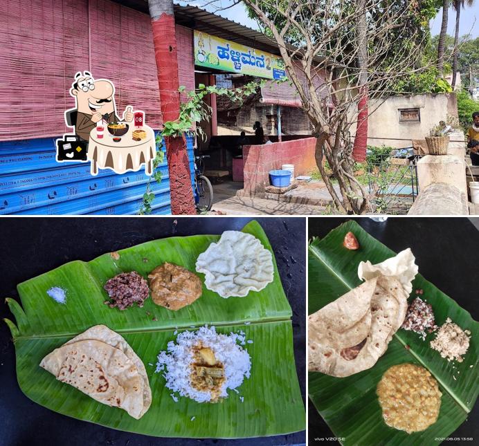 The photo of food and exterior at Halli mane Tindi 2