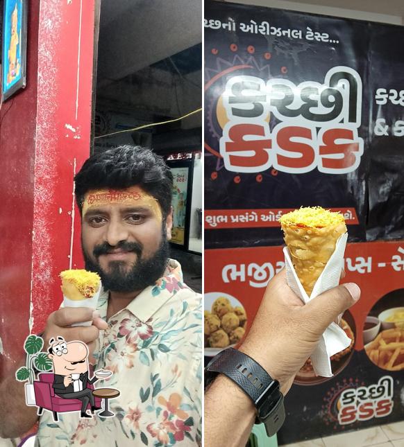 The interior of Kachchi Kadak Dabeli & bhajikon - Best Fast Food In Amreli