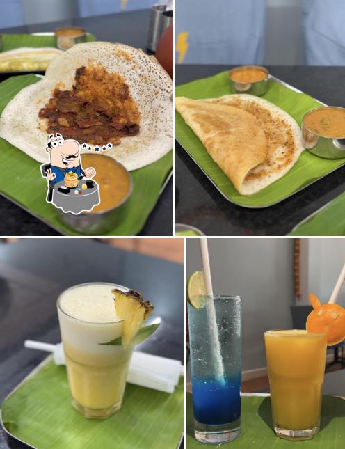 Food at Minnal pure veg restaurant chromepet