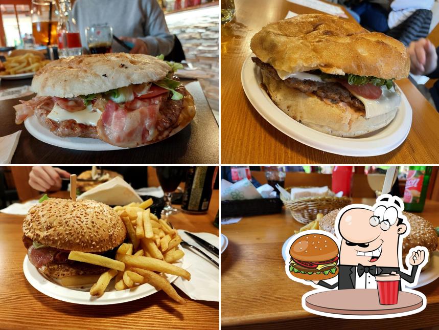 Ordina un hamburger a Okrepčevalnica Prepih