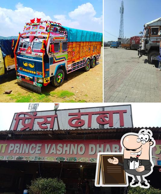 The exterior of Prince Veg Dhaba