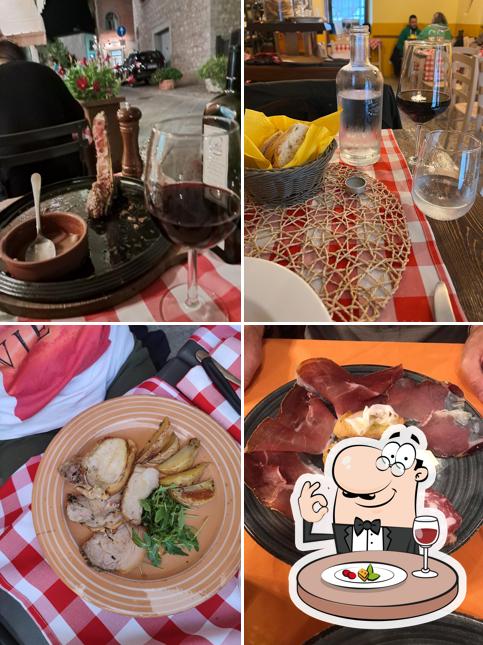 Cibo al Taverna Le Cose Buone