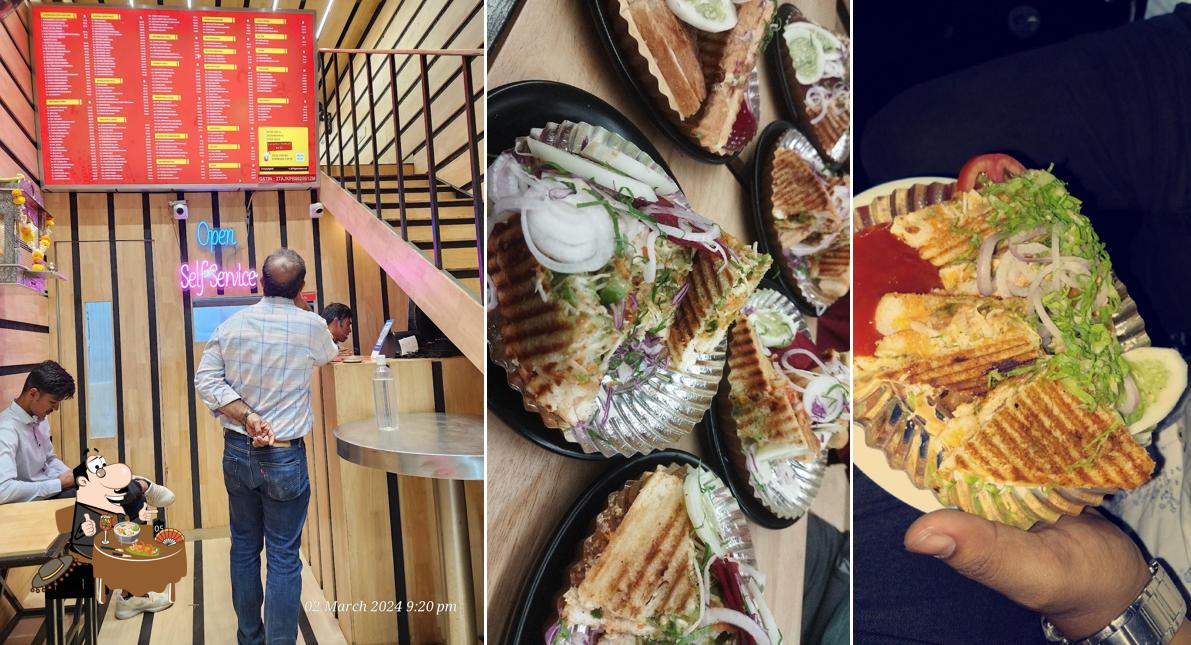 Food at Supreme sandwich