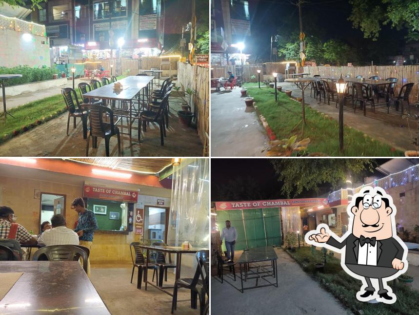 The interior of TASTE OF CHAMBAL LODHI ( Best Family Restaurant In DD Nagar Gwalior)