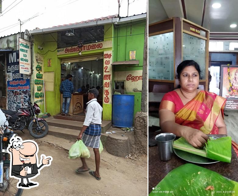 Here's a picture of Annamalai Restaurant