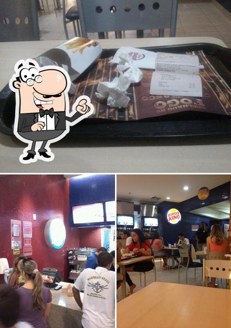 O interior do Burger King