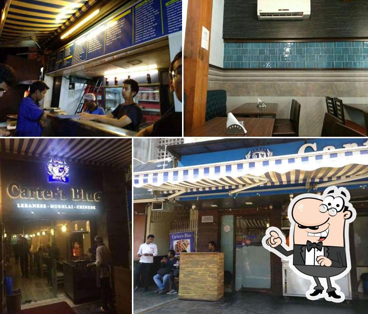 The interior of Carter’s Blue Restaurant