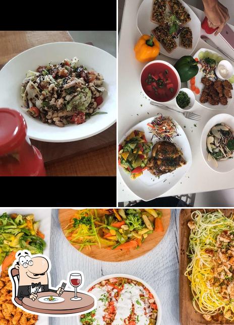 Food at Fitmeals Cafe