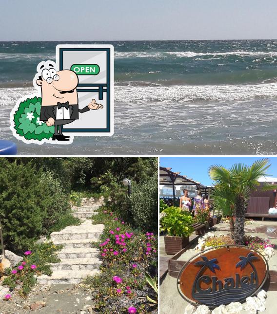 Goditi la vista dagli esterni di Lido Chalet