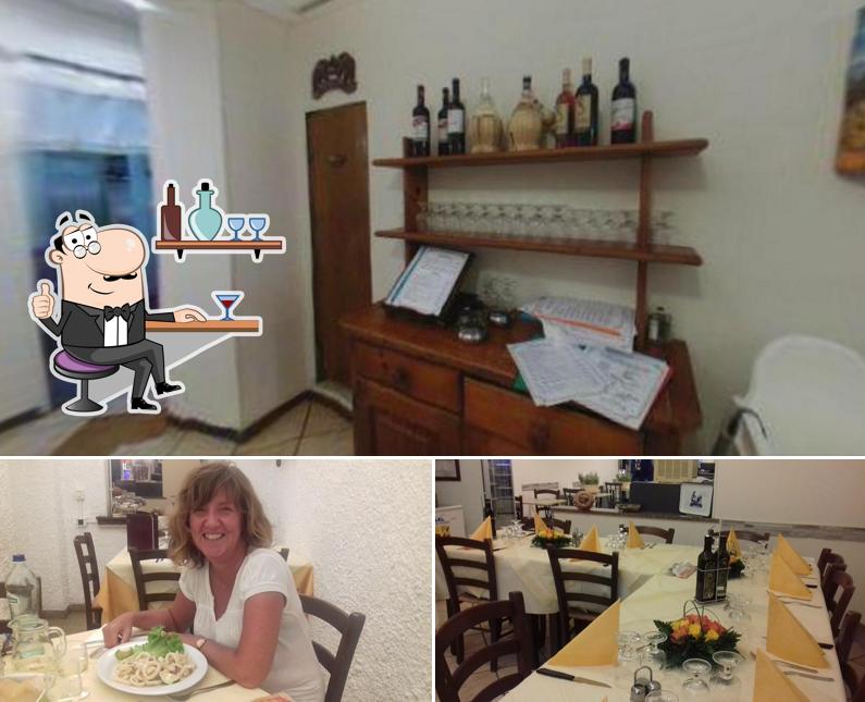 Gli interni di Osteria del Borgo Cogoleto