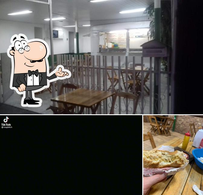 Dê uma olhada a imagem mostrando interior e exterior no Bet's Burguer