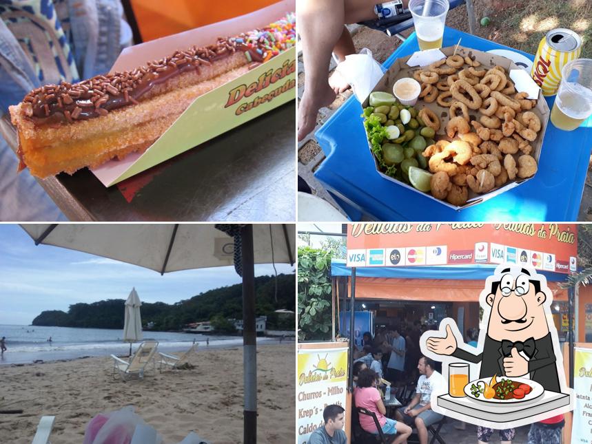 Platos en Delícias da Praia
