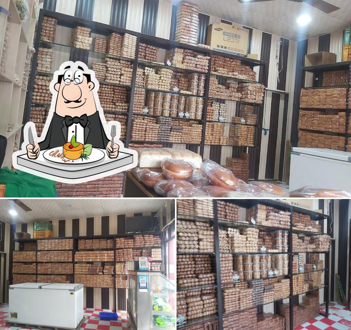 Take a look at the image displaying food and interior at Love Kush Bakery