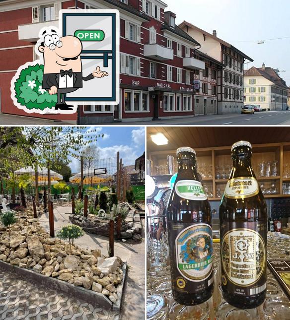 La immagine della esterno e birra di National