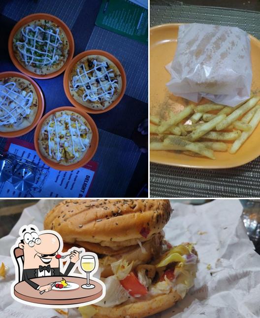 Food at DBW Delight Burger Wave
