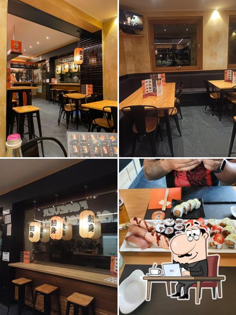 Siediti a un tavolo di schiri sushi tesero