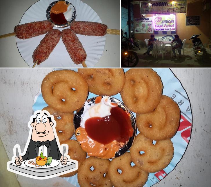 This is the photo showing food and interior at Suchi Fast Food