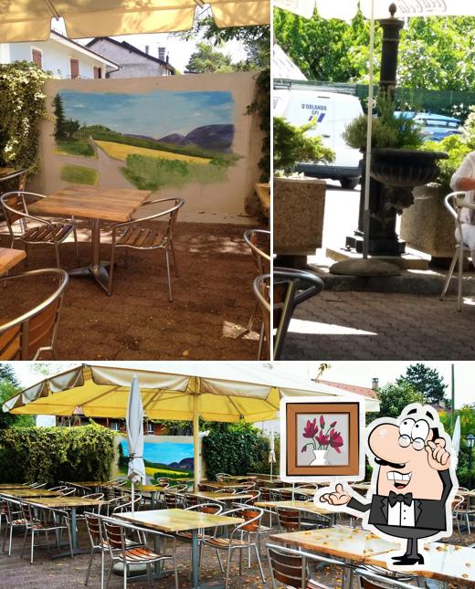 Gli interni di Café Restaurant de la Fontaine