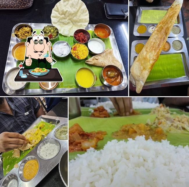 Meals at Saravana Bhavan