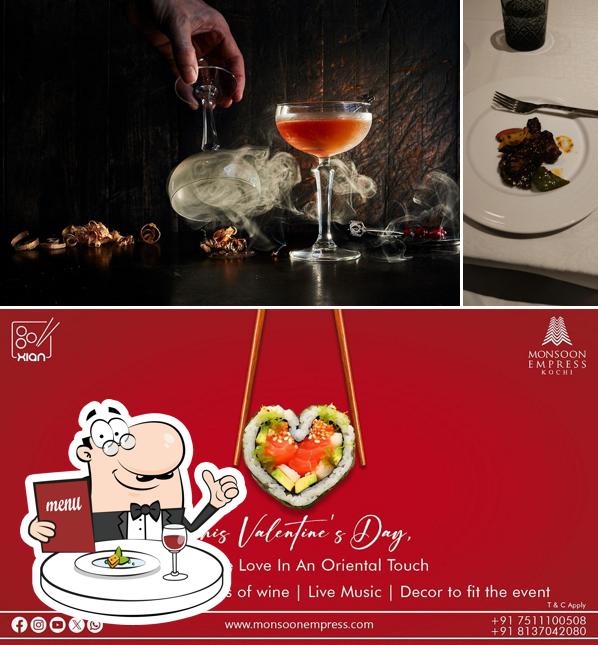 Food at Xian Oriental Restaurant