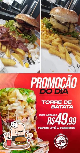 Delicie-se com um hambúrguer no Goold Búrguer