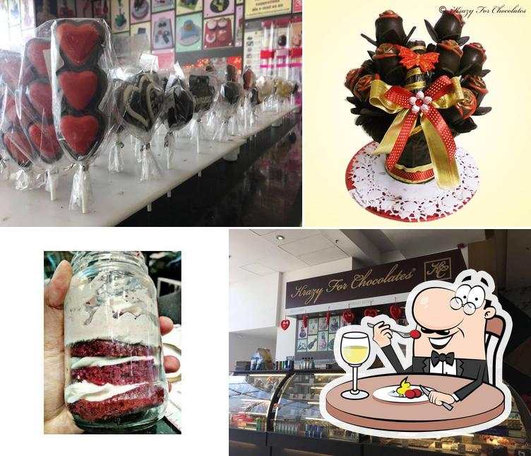 Food at Krazy For Chocolates Acropolis