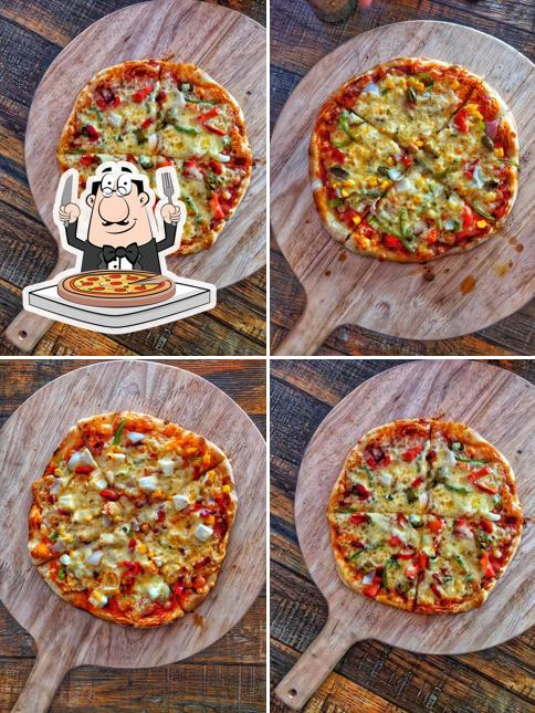 Try out pizza at La pizza