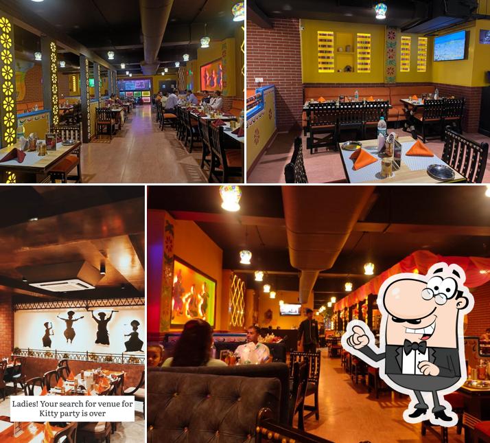 The interior of PIND BALLUCHI A VILLAGE RESTAURANT