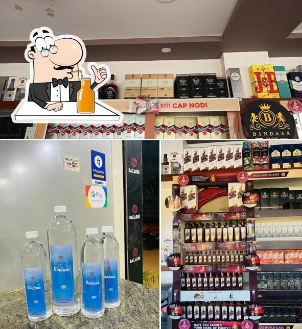 Enjoy a drink at Bindaas MRP Liquor