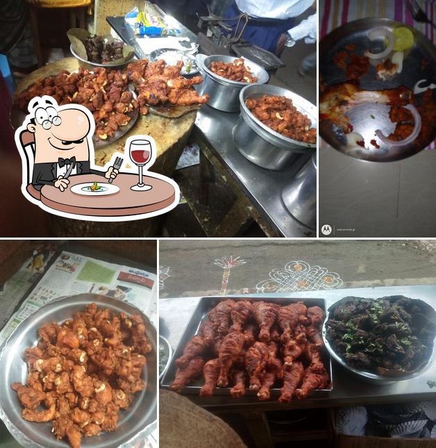 Food at Ganga Chicken Centre