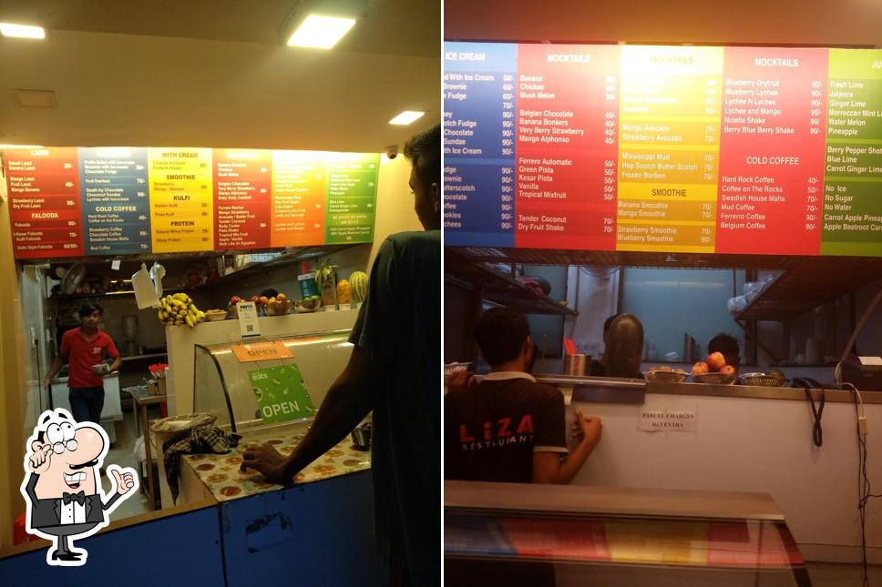 The interior of Lassi Shop Periamet
