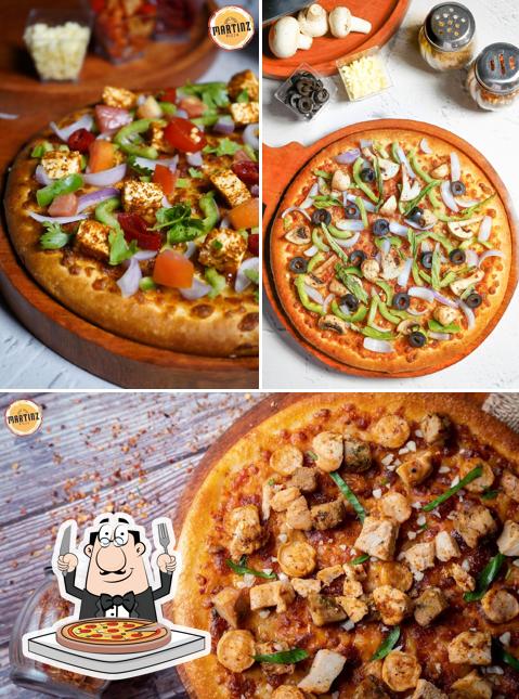 Pick pizza at Martinz Pizza