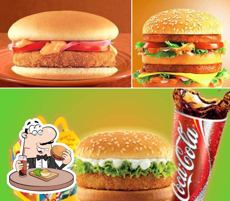 Order a burger at McCafe By McDonald's