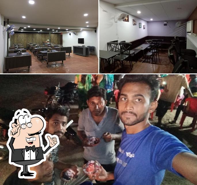 The interior of Satyam Pavbhaji & Ice-Cream