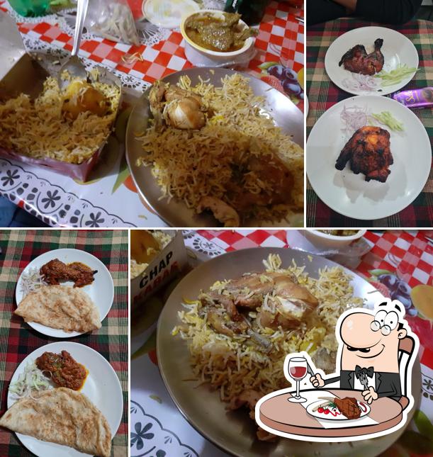 Get meat dishes at Trisakti Food Center