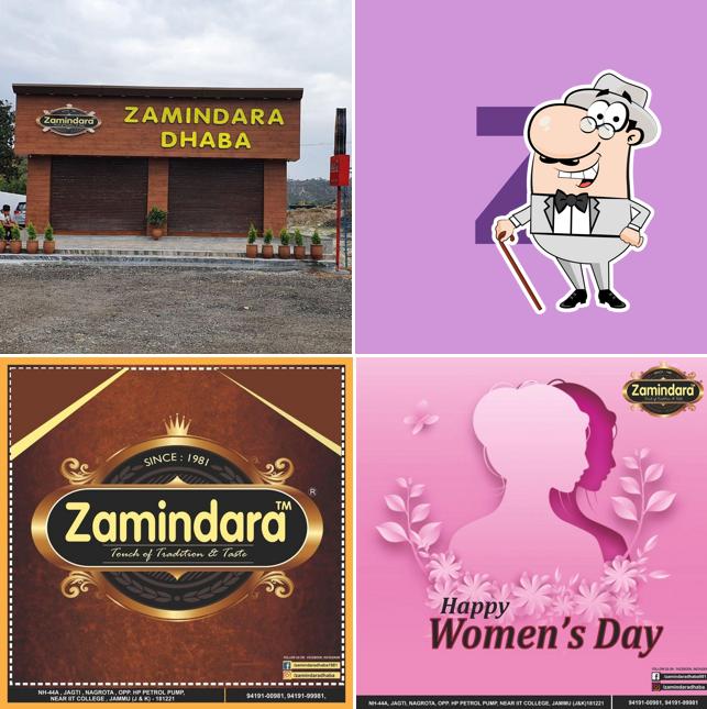 The exterior of ZAMINDARA DHABA - NAGROTA