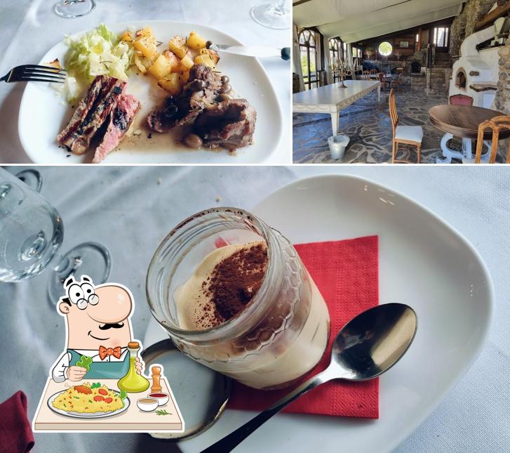 Tra le diverse cose da Ristorante Da Bruno si possono trovare la cibo e interni