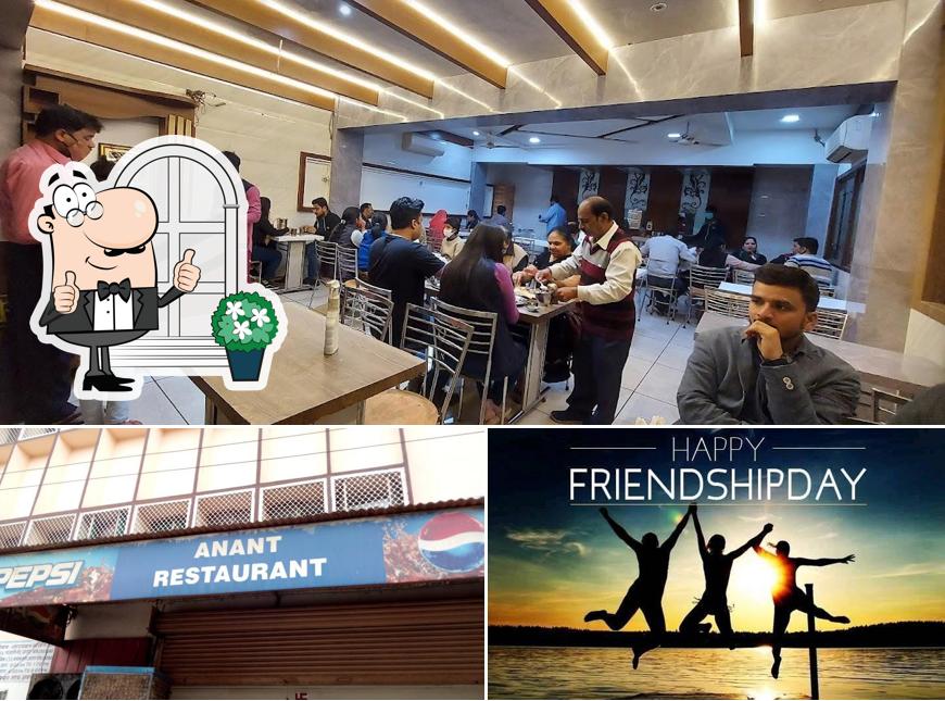 Among various things one can find exterior and interior at Anant Restaurant Family South Indian Restaurant