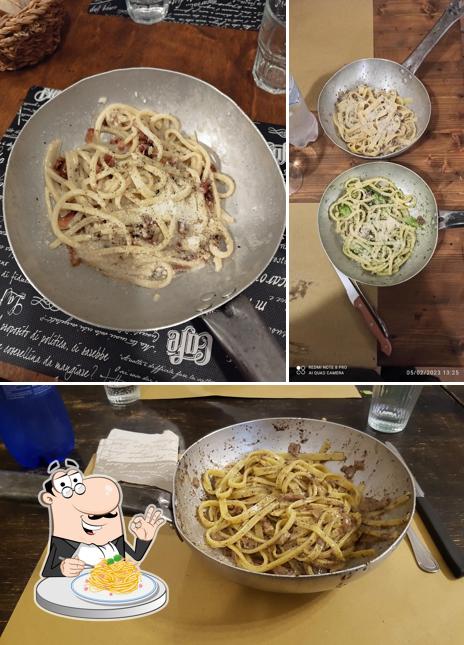 Spaghetti alla carbonara al Da Bastiano Trattoria