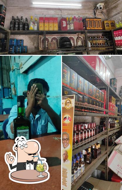Pick a drink from the menu