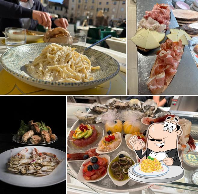 Spaghetti alla carbonara al Osteria Baffardello (Località Lombardo)