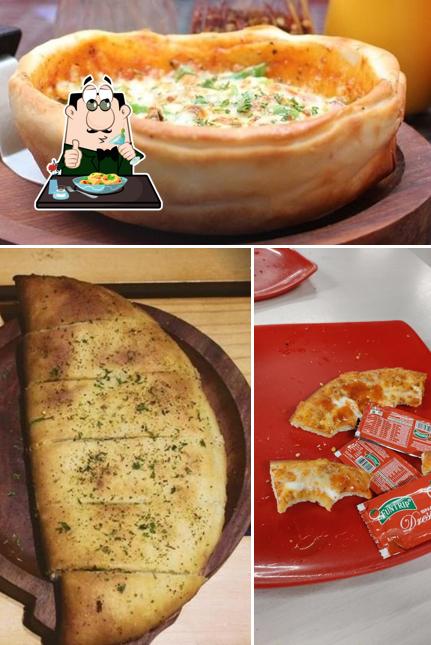 Food at Michigan Pizza