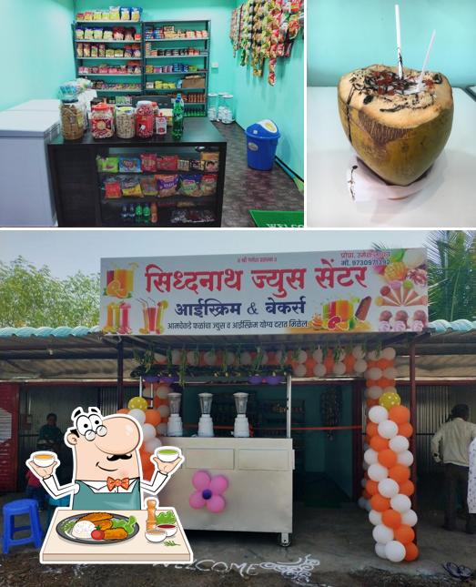 The picture of food and interior at SIDDHANATH JUICE CENTRE AND ICE CREAM AND BEAKERS