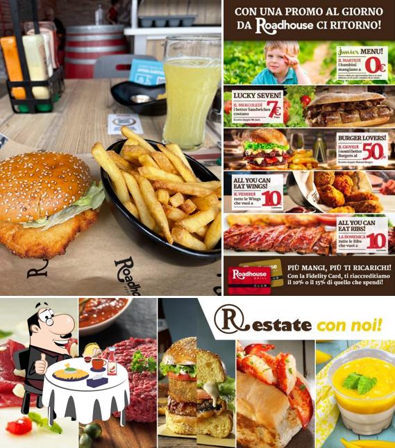 Prova un hamburger a Roadhouse Restaurant Treviso