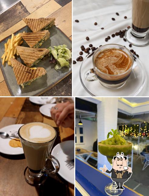 Enjoy a beverage at The Divine Cafe