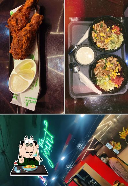 Food at The Joint Shawarma cafe