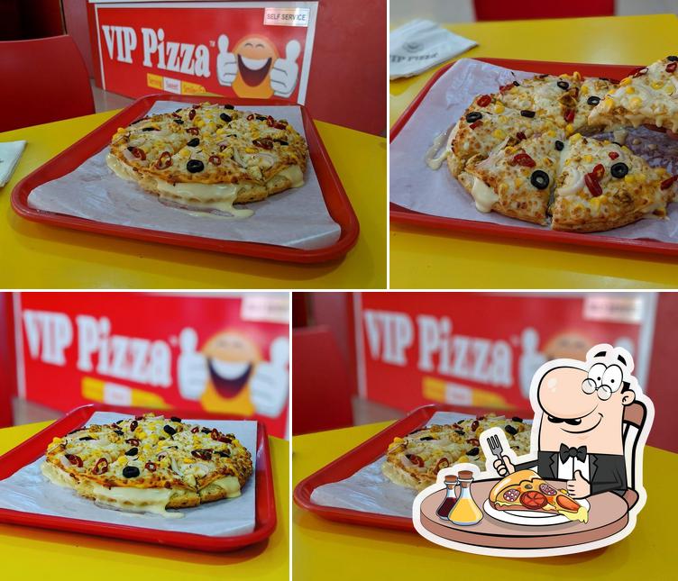 Get pizza at VIP Pizza