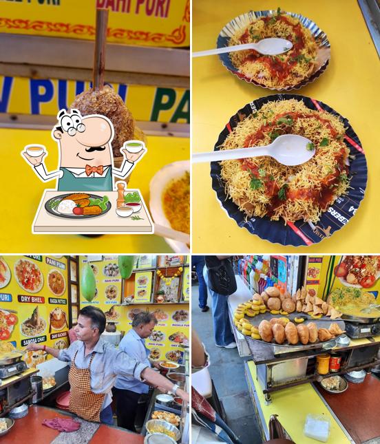 Meals at Food Stalls On Juhu Chowpatty