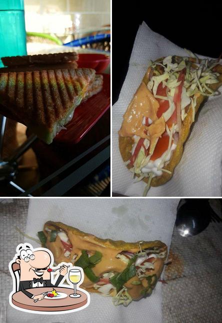 Food at Crossroad Cafe